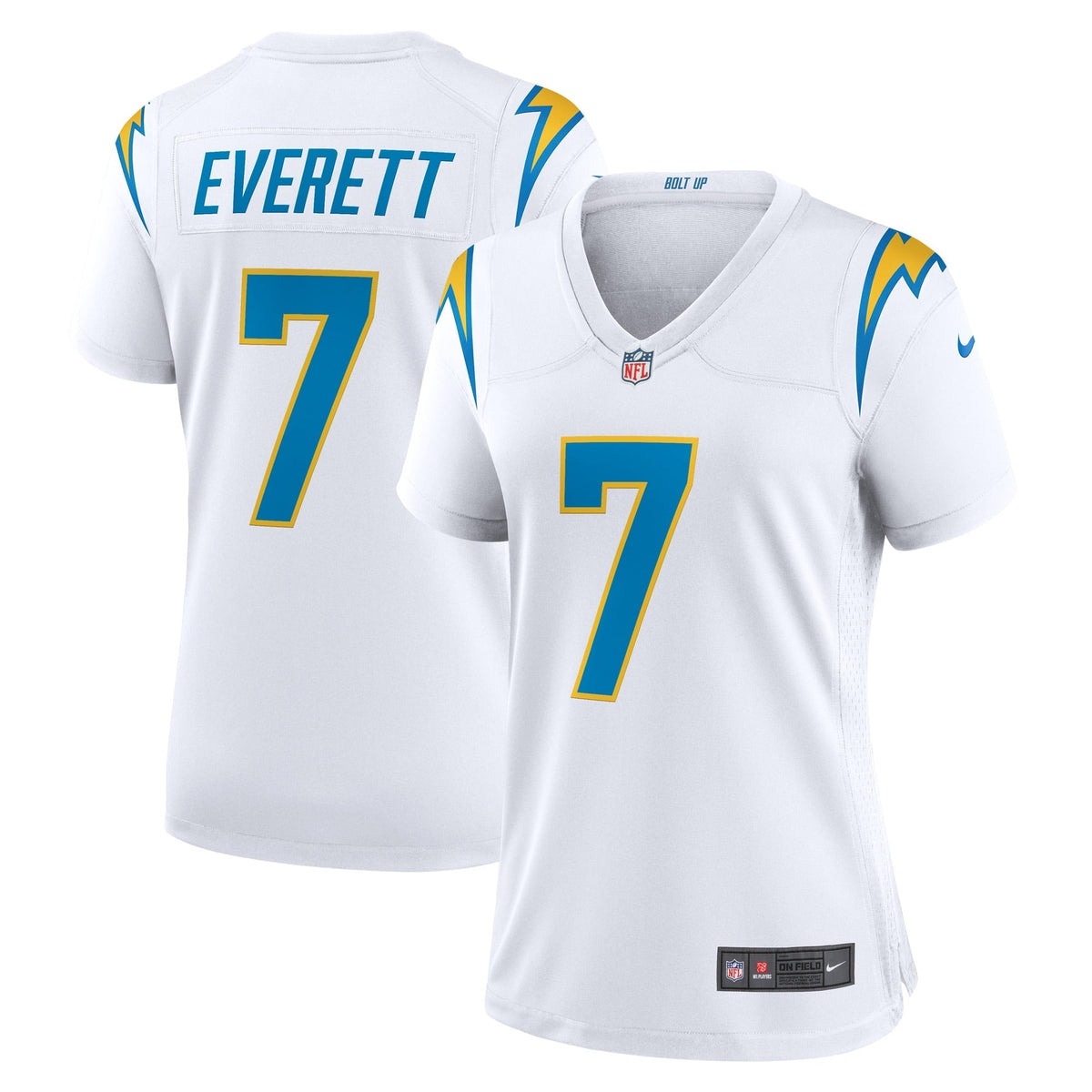 Women s Nike Gerald Everett White Los Angeles Chargers Game Player Jersey