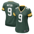 Women s Nike Christian Watson Green Green Bay Packers Player Game Jersey