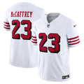 Men s Nike Christian McCaffrey White San Francisco 49ers Alternate Vapor F.U.S.E. Limited Jersey