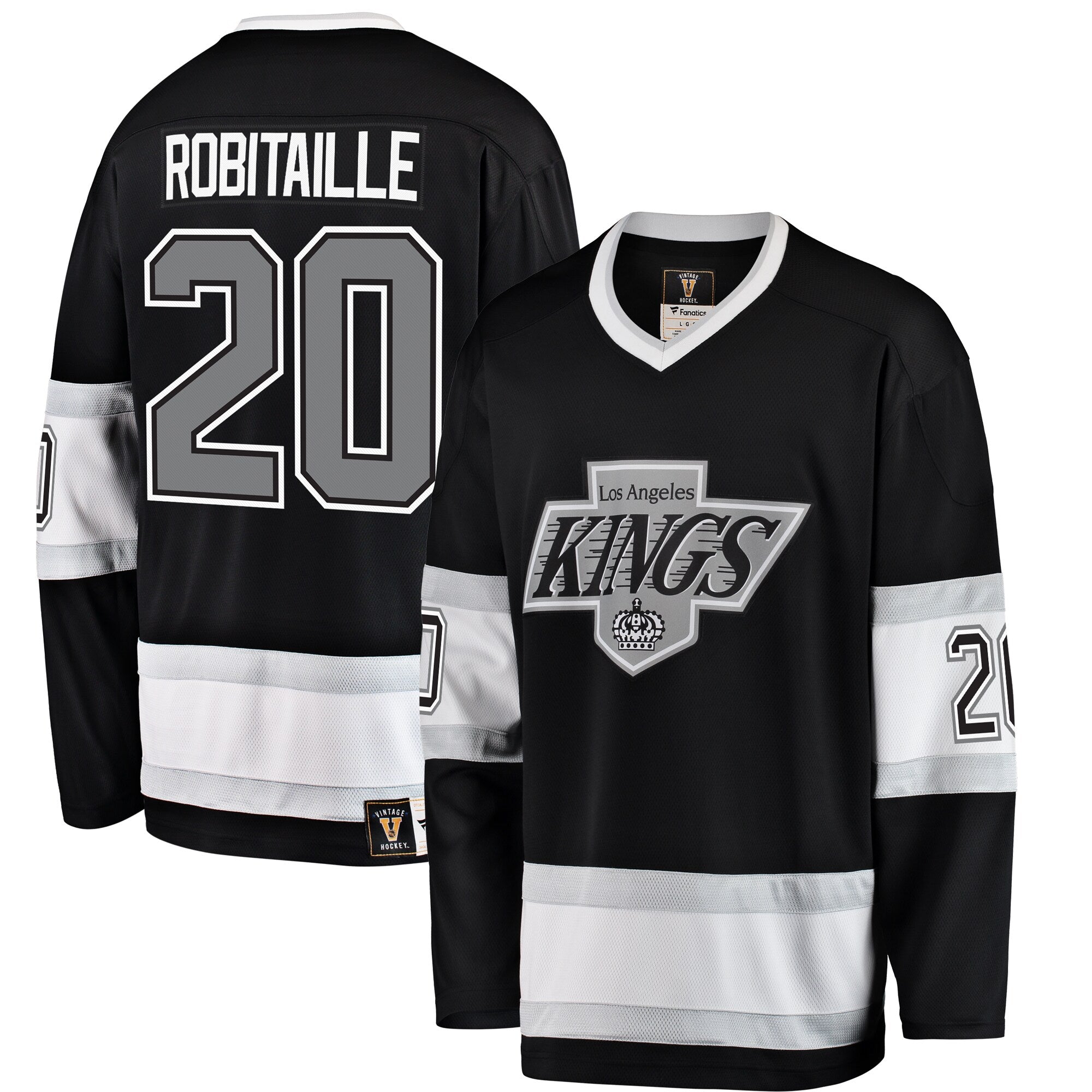 Luc Robitaille Los Angeles Kings Fanatics Branded Premier Breakaway Retired Player Jersey - Black
