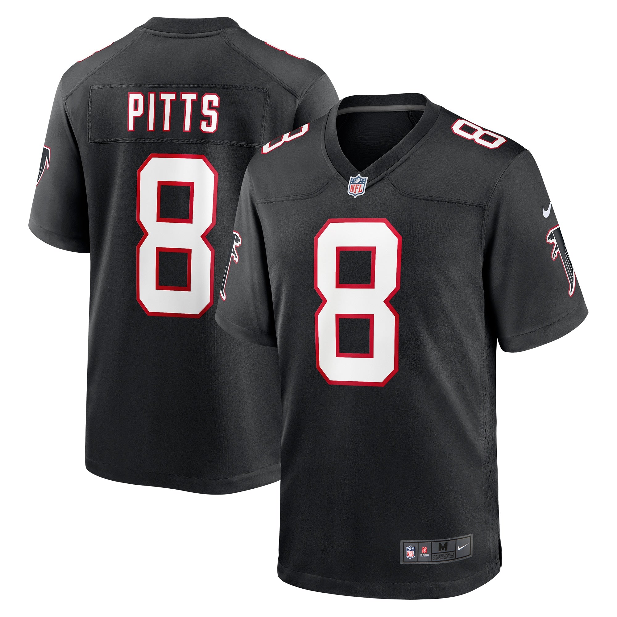 Kyle Pitts Atlanta Falcons Nike Player Game Jersey   Black