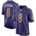 Men s Nike Lamar Jackson Purple Baltimore Ravens Alternate Game Jersey