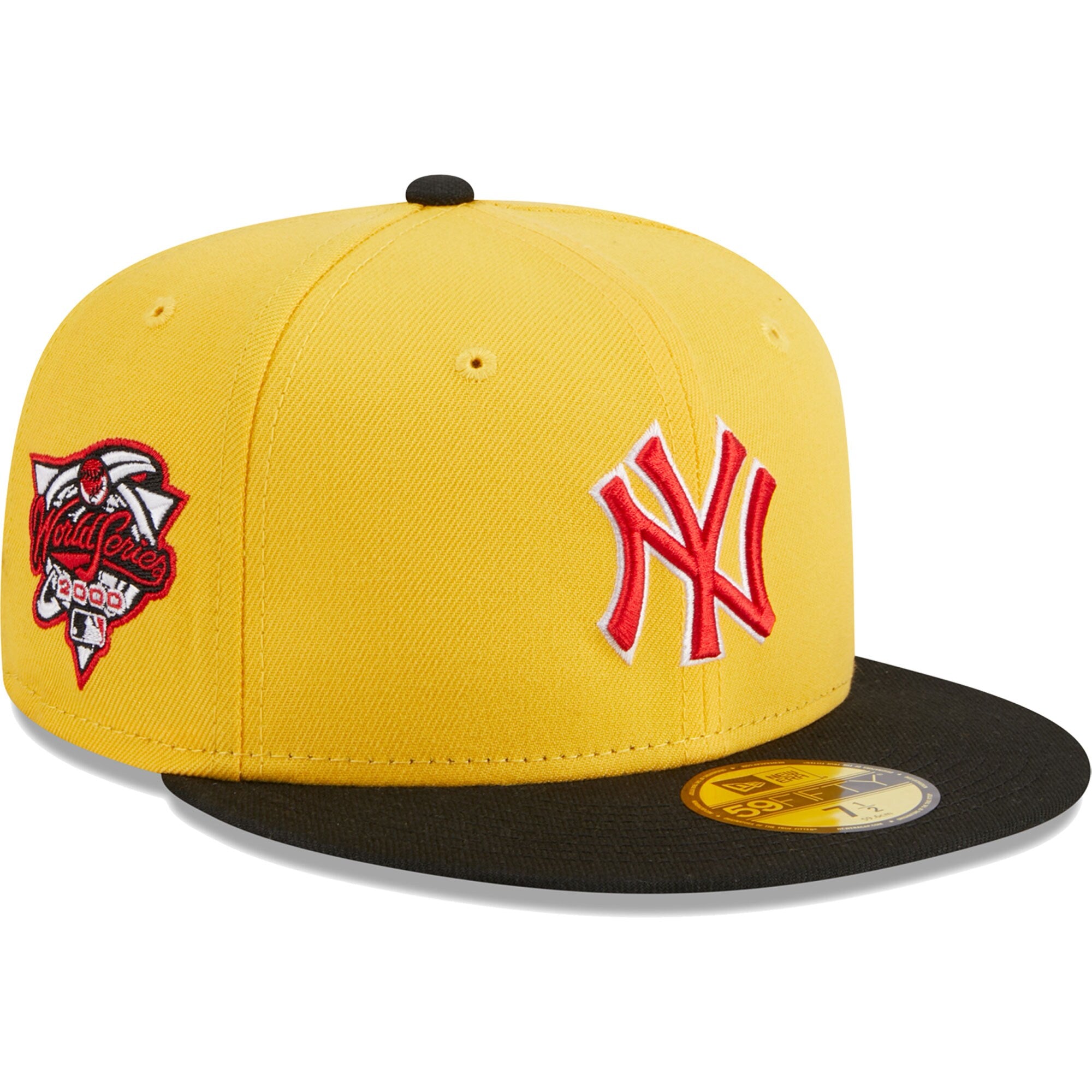 New York Yankees New Era Grilled 59FIFTY Fitted Hat - Yellow/Black