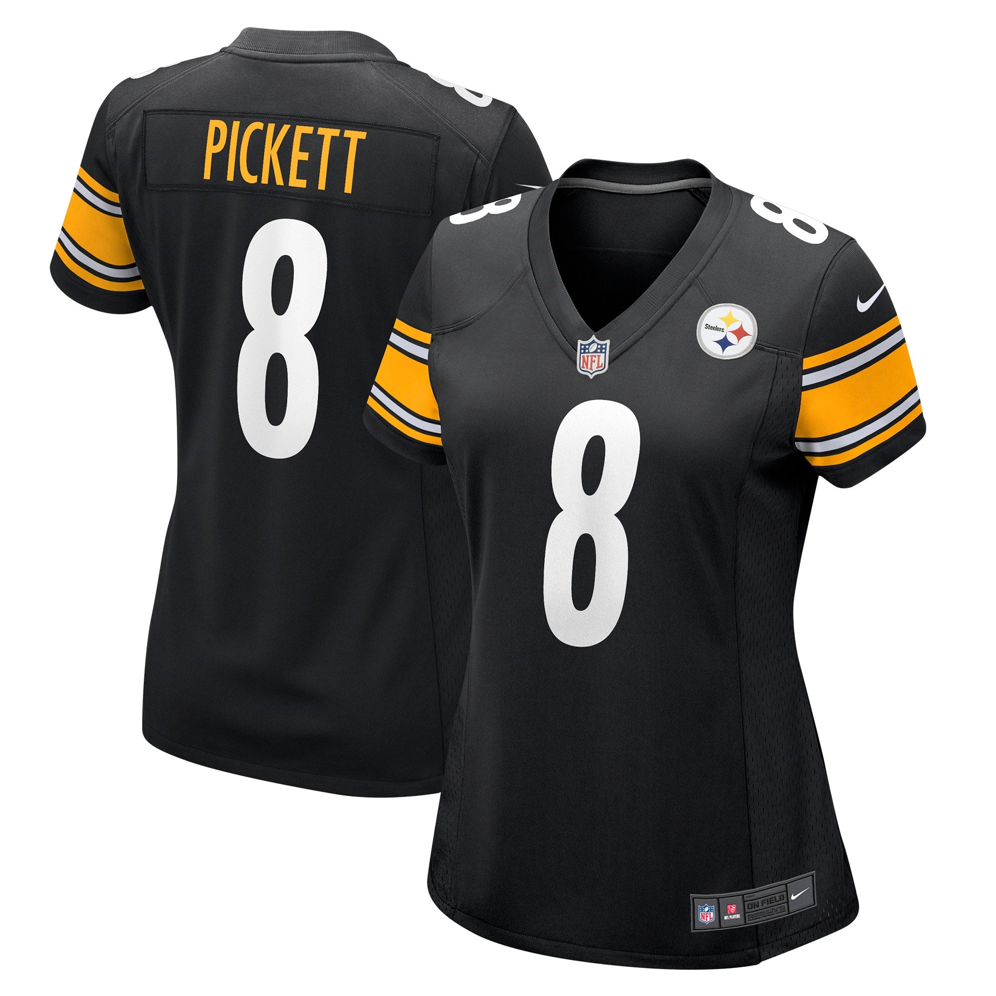 Kenny Pickett Pittsburgh Steelers Nike Women s Player Jersey   Black