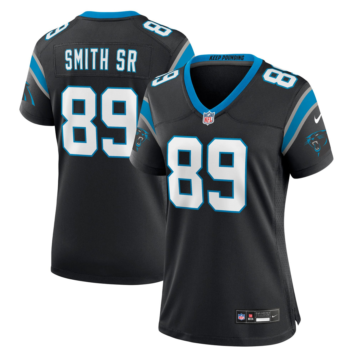 Steve Smith Sr. Carolina Panthers Nike Women s Retired Player Game Jersey   Black