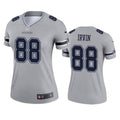 Women s Dallas Cowboys Michael Irvin Inverted Legend Jersey   Silver