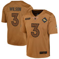 Russell Wilson Denver Broncos Nike Youth 2023 Salute To Service Limited Jersey   Brown