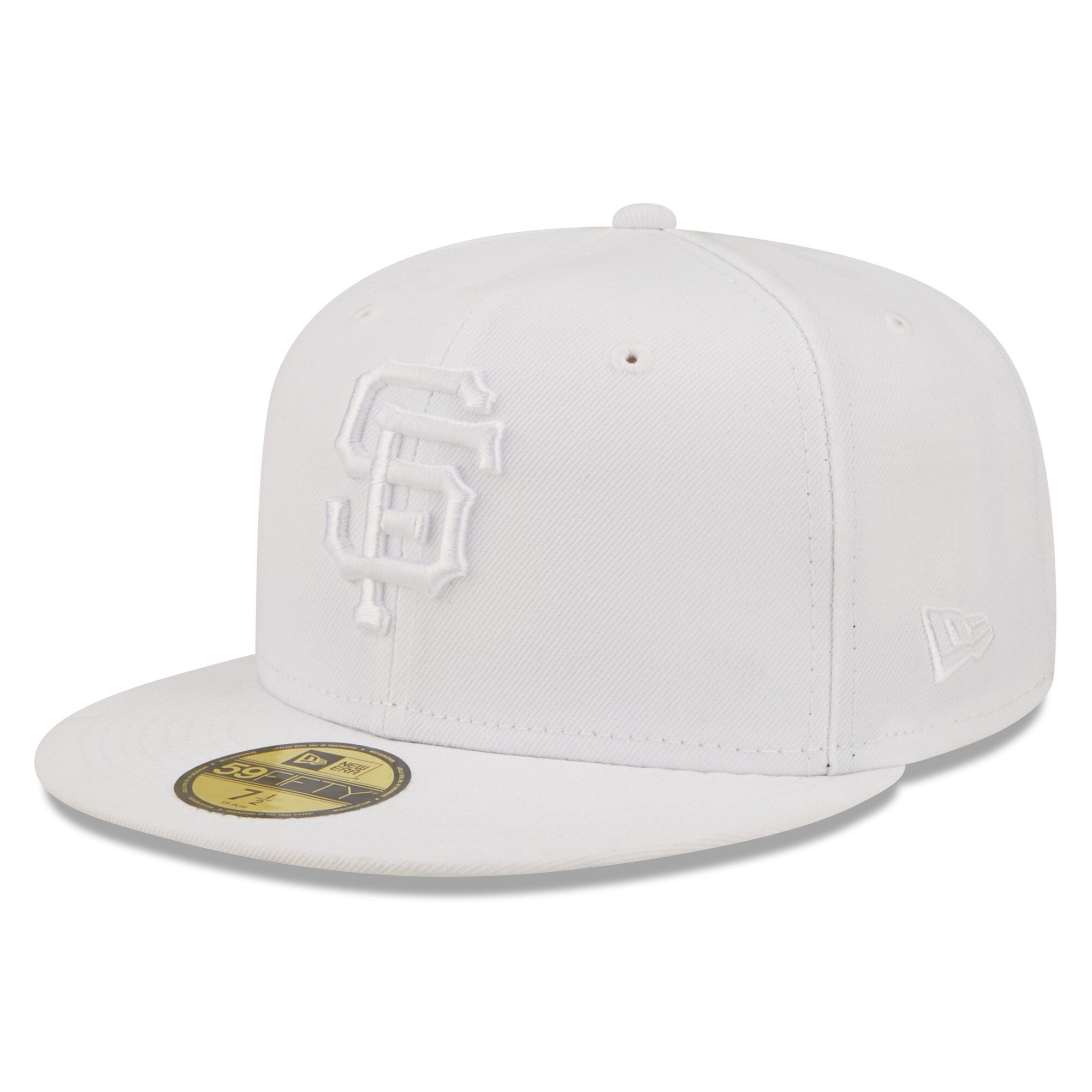 San Francisco Giants New Era White on White 59FIFTY Fitted Hat