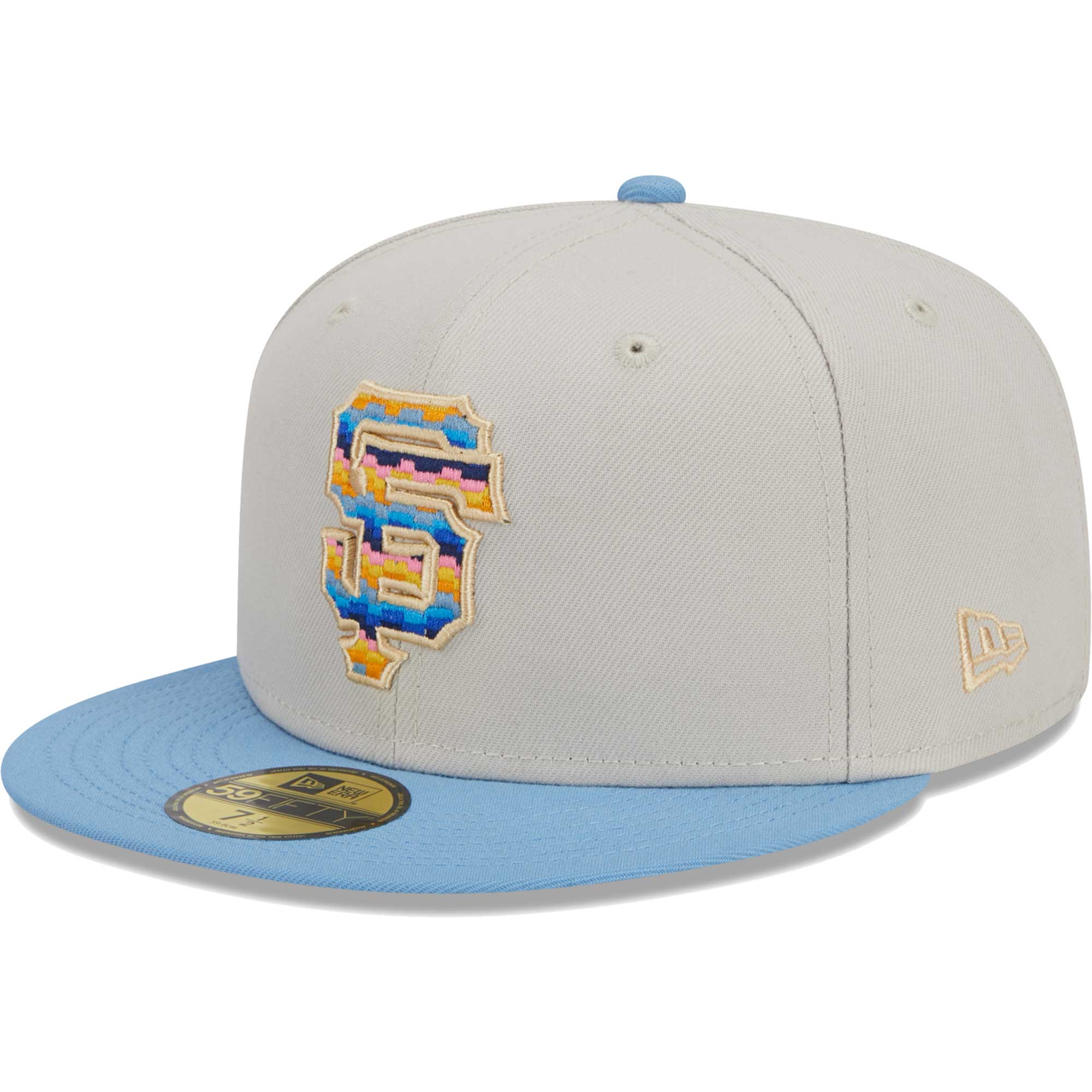 San Francisco Giants New Era Beach Front 59FIFTY Fitted Hat - Natural