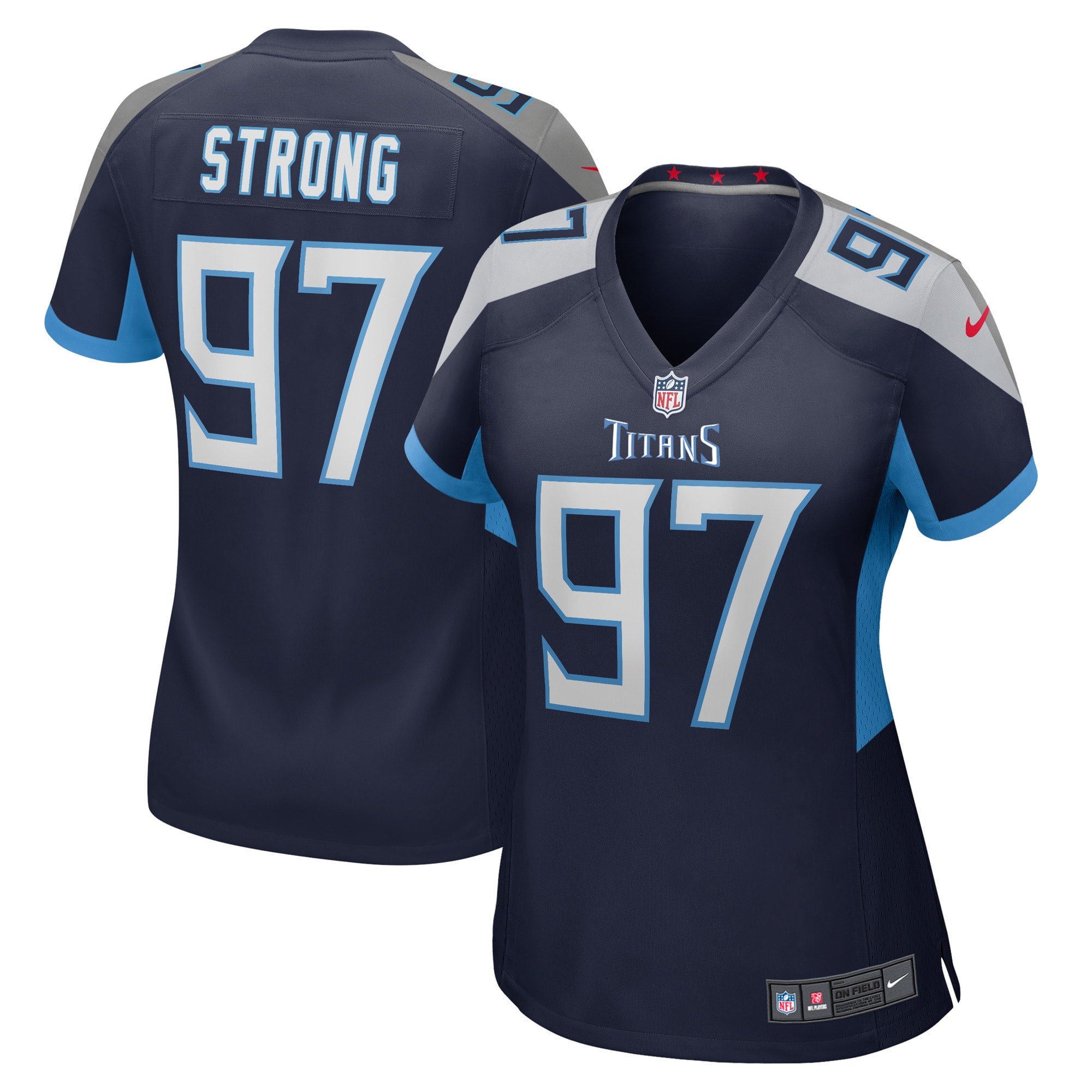 Kevin Strong Tennessee Titans Nike Women s Game Player Jersey   Navy