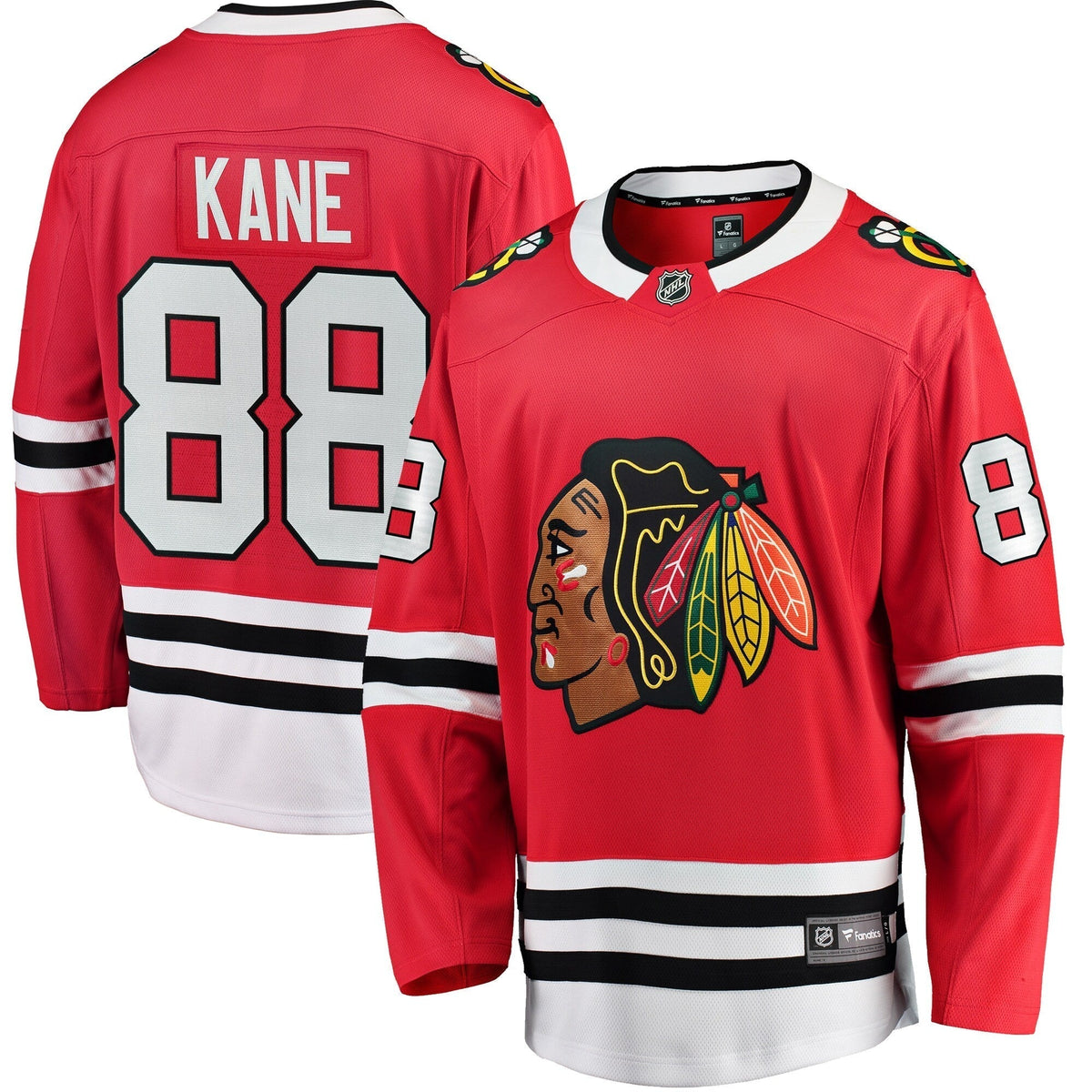 Patrick Kane Chicago Blackhawks Fanatics Red Breakaway Men's Jersey