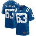 Jeff Saturday Indianapolis Colts Nike Game Retired Player Jersey   Royal