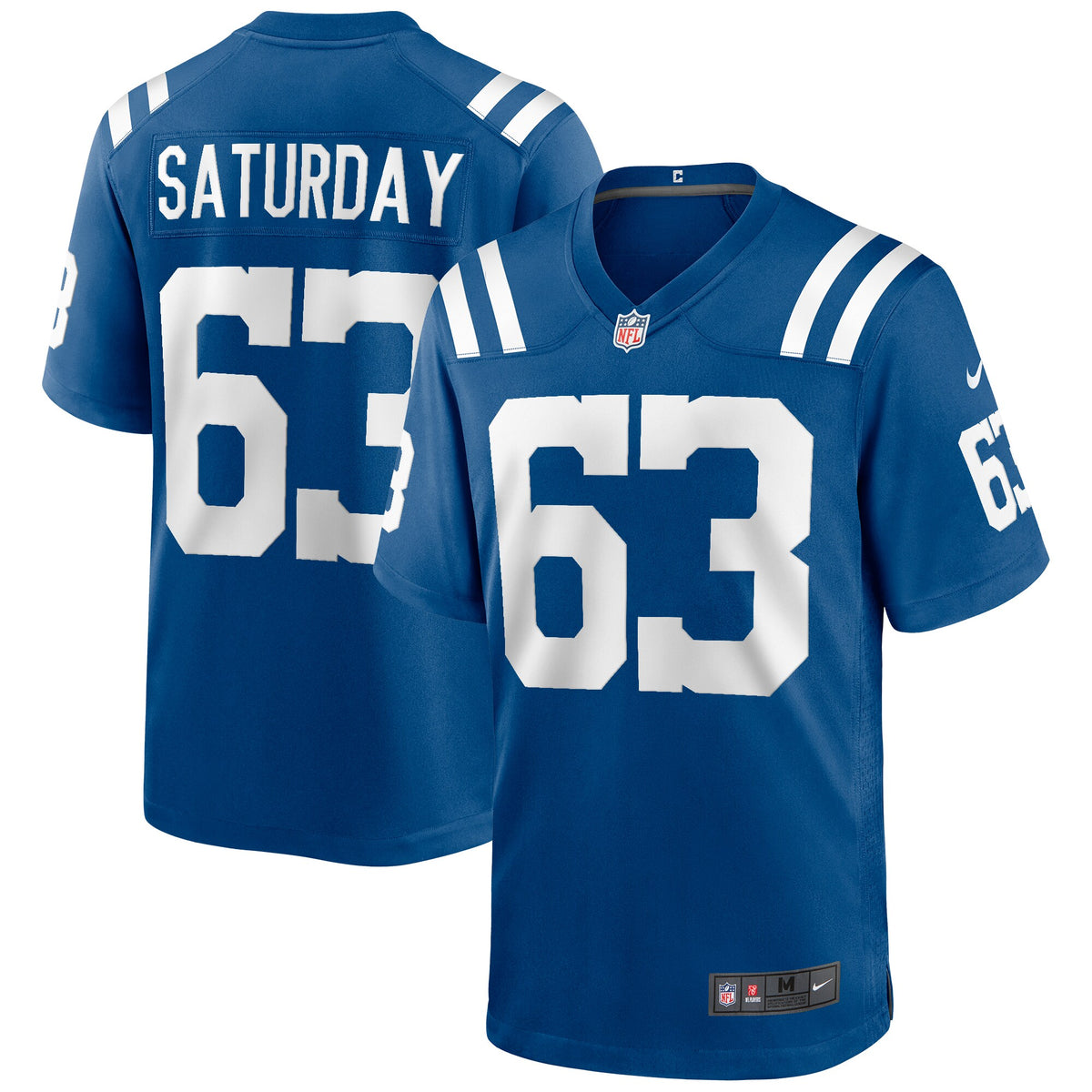 Jeff Saturday Indianapolis Colts Nike Game Retired Player Jersey   Royal