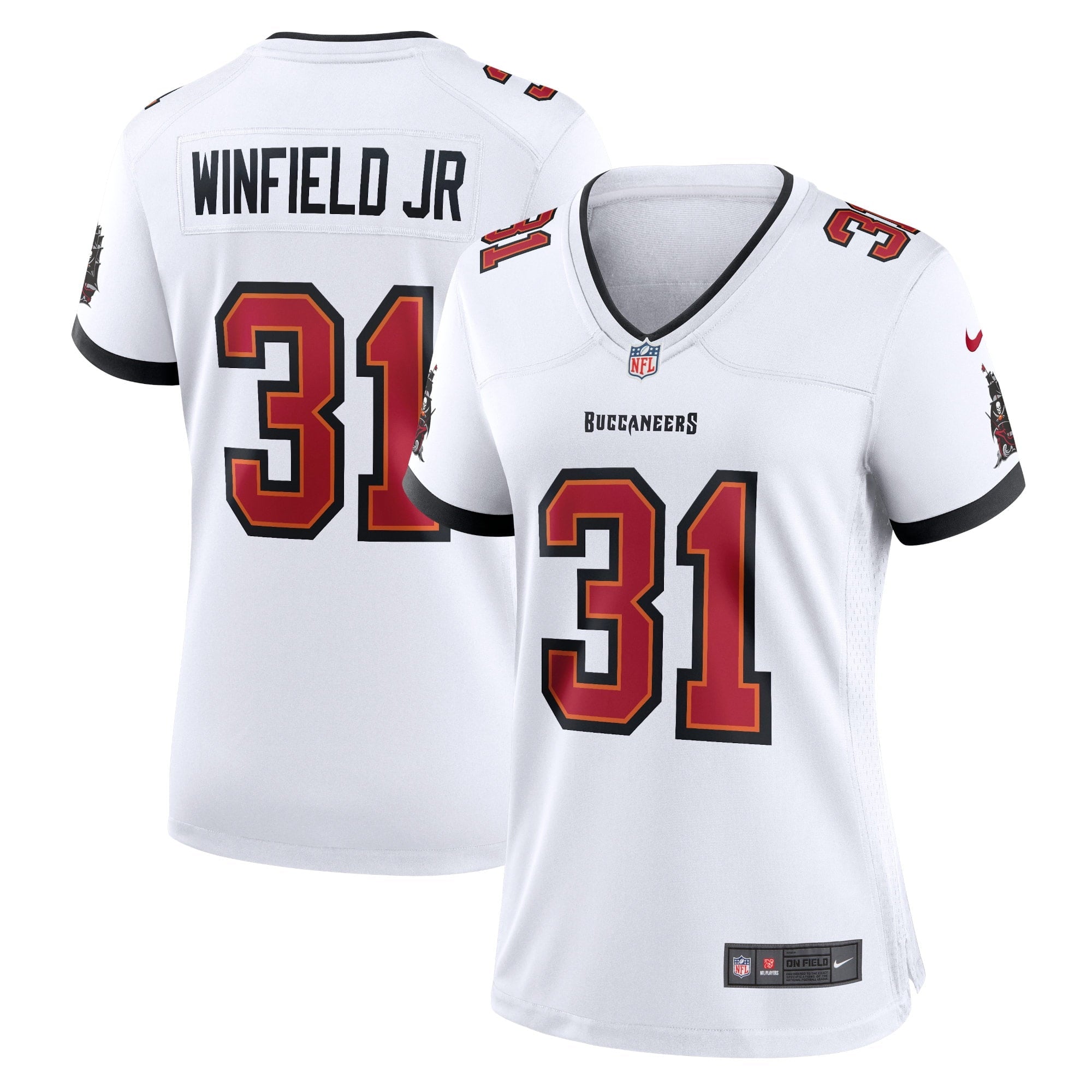 Women s Nike Antoine Winfield Jr. White Tampa Bay Buccaneers Game Jersey