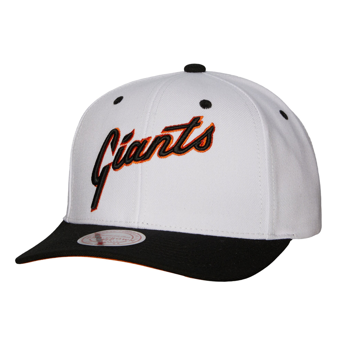 San Francisco Giants Mitchell & Ness Cooperstown Collection Pro Crown Snapback Hat - White