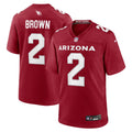 Men s Nike Marquise Brown Cardinal Arizona Cardinals Home Game Jersey