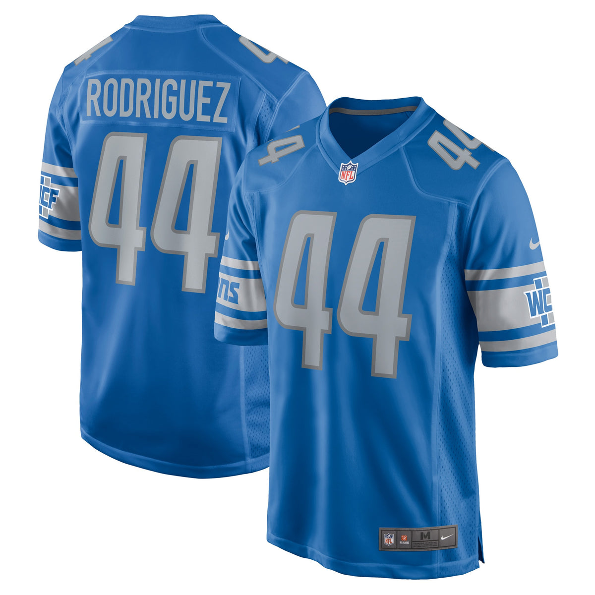 Malcolm Rodriguez Detroit Lions Nike Player Game Jersey   Blue