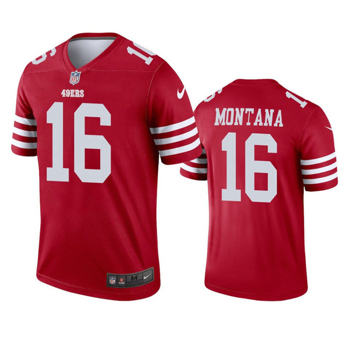 Men s San Francisco 49ers Joe Montana Legend Jersey   Red