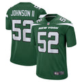 Men s Nike Jermaine Johnson II Green New York Jets Player Game Jersey