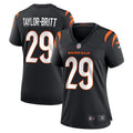Women s Nike Cam Taylor-Britt Black Cincinnati Bengals Game Player Jersey