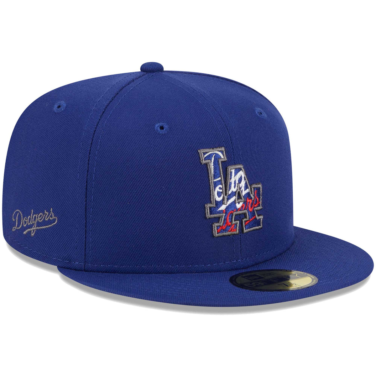 Los Angeles Dodgers New Era Script Fill 59FIFTY Fitted Hat - Royal