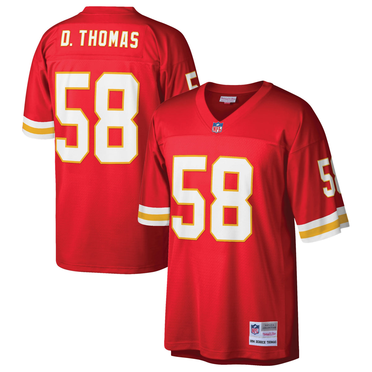 Derrick Thomas Kansas City Chiefs Mitchell   Ness Retired Player Legacy Replica Jersey   Red