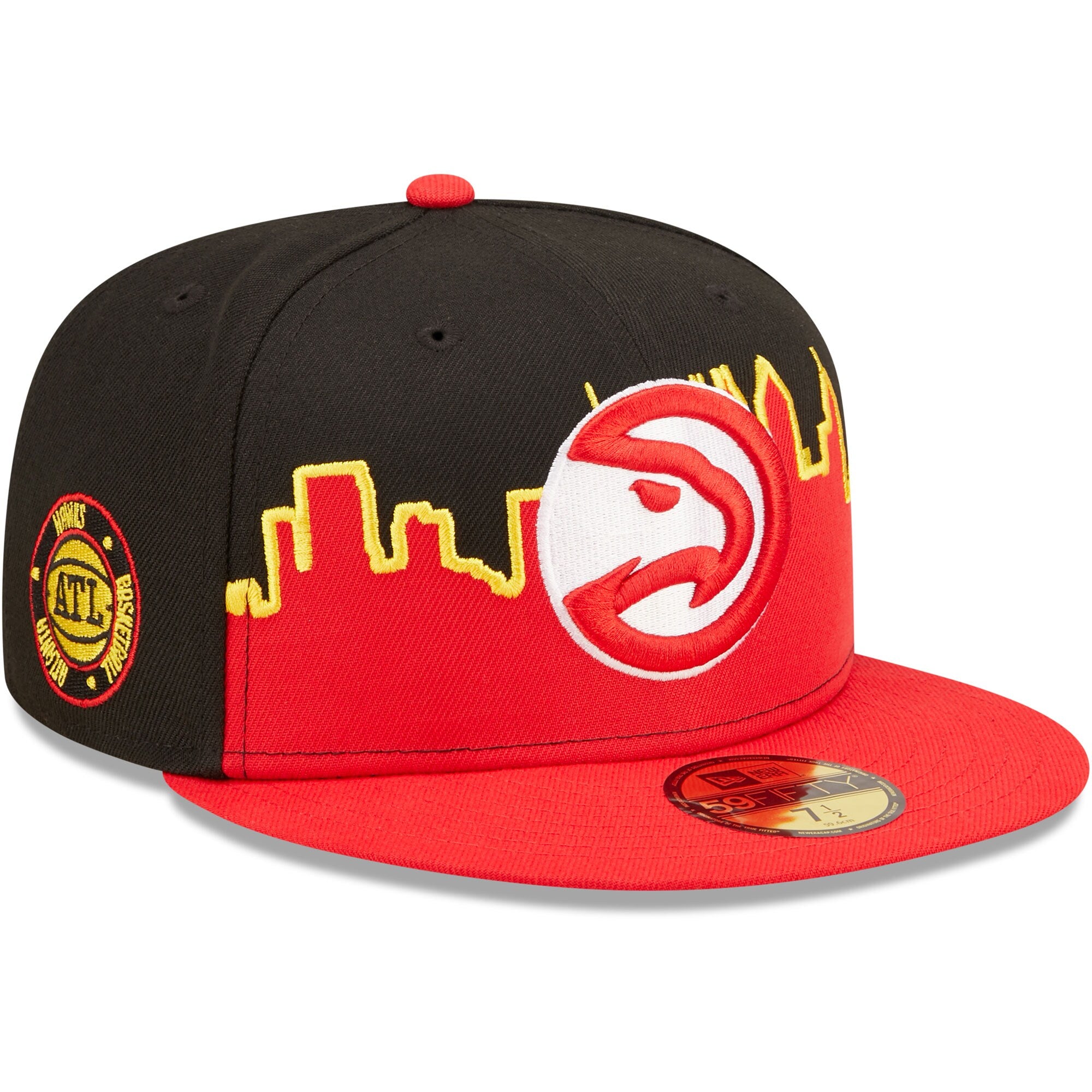 Atlanta Hawks, NBA Jerseys New Era 2022 Tip-Off 59FIFTY Fitted Hat - Red/Black
