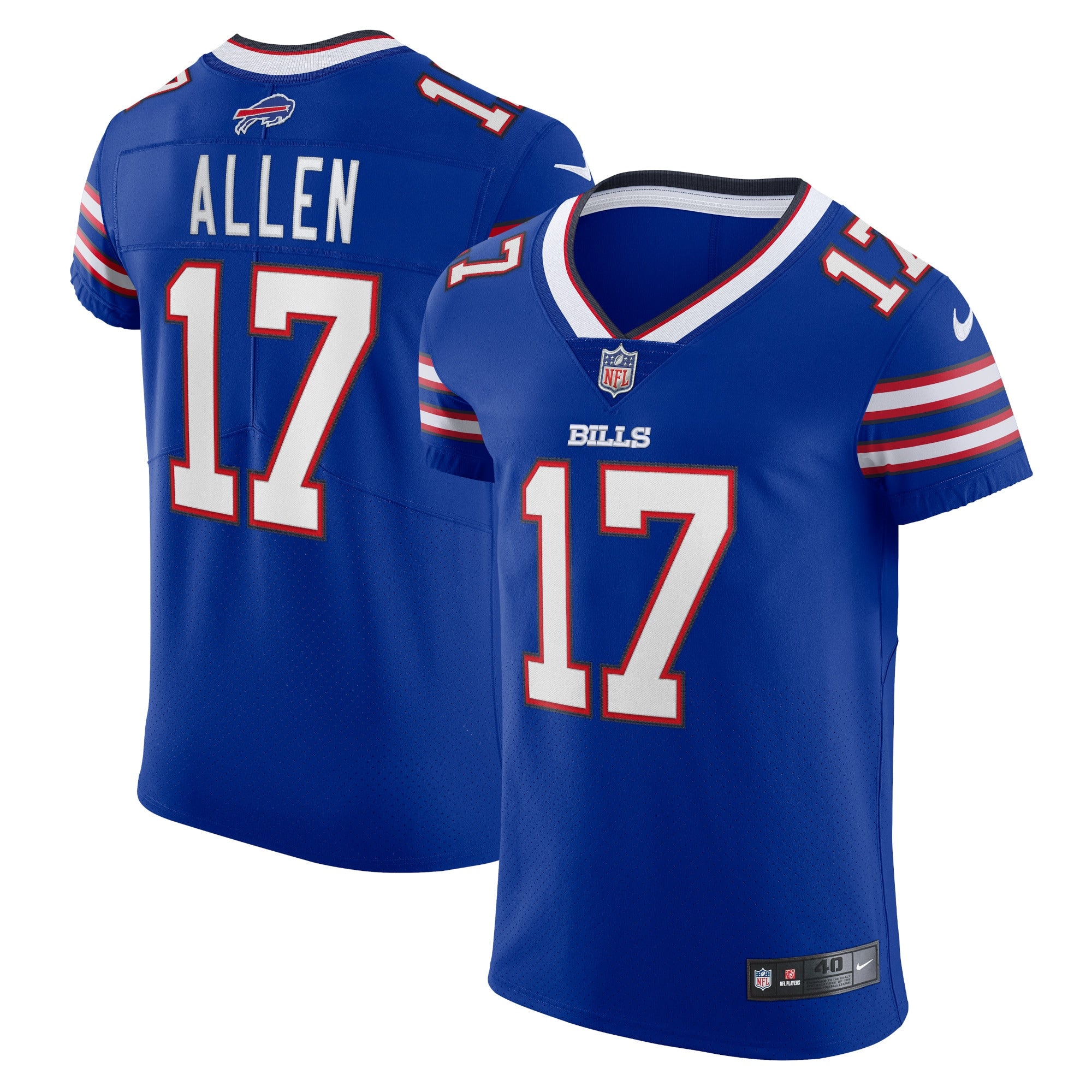 Josh Allen Buffalo Bills Nike Vapor Elite Player Jersey   Royal