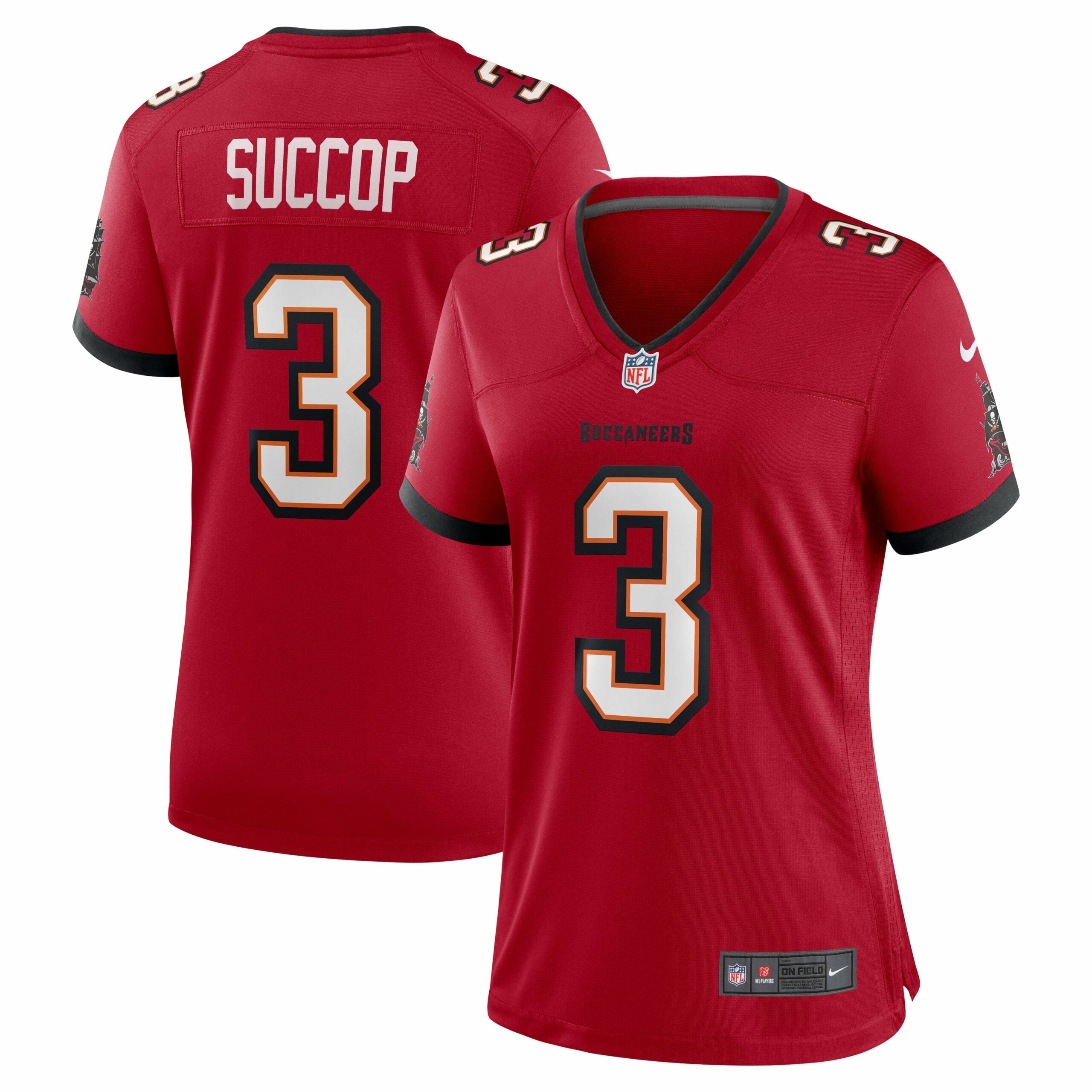Women s Nike Ryan Succop Red Tampa Bay Buccaneers Team Game Jersey