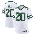 Men s Nike Breece Hall White New York Jets Legacy Player Game Jersey