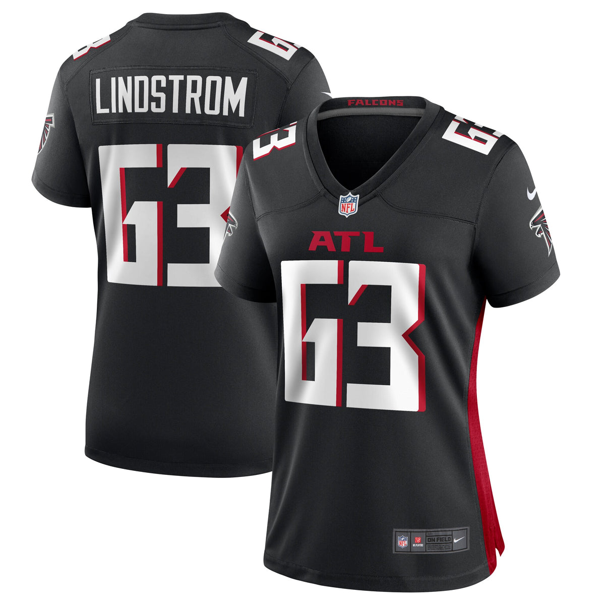 Chris Lindstrom Atlanta Falcons Nike Women s Team Game Jersey    Black