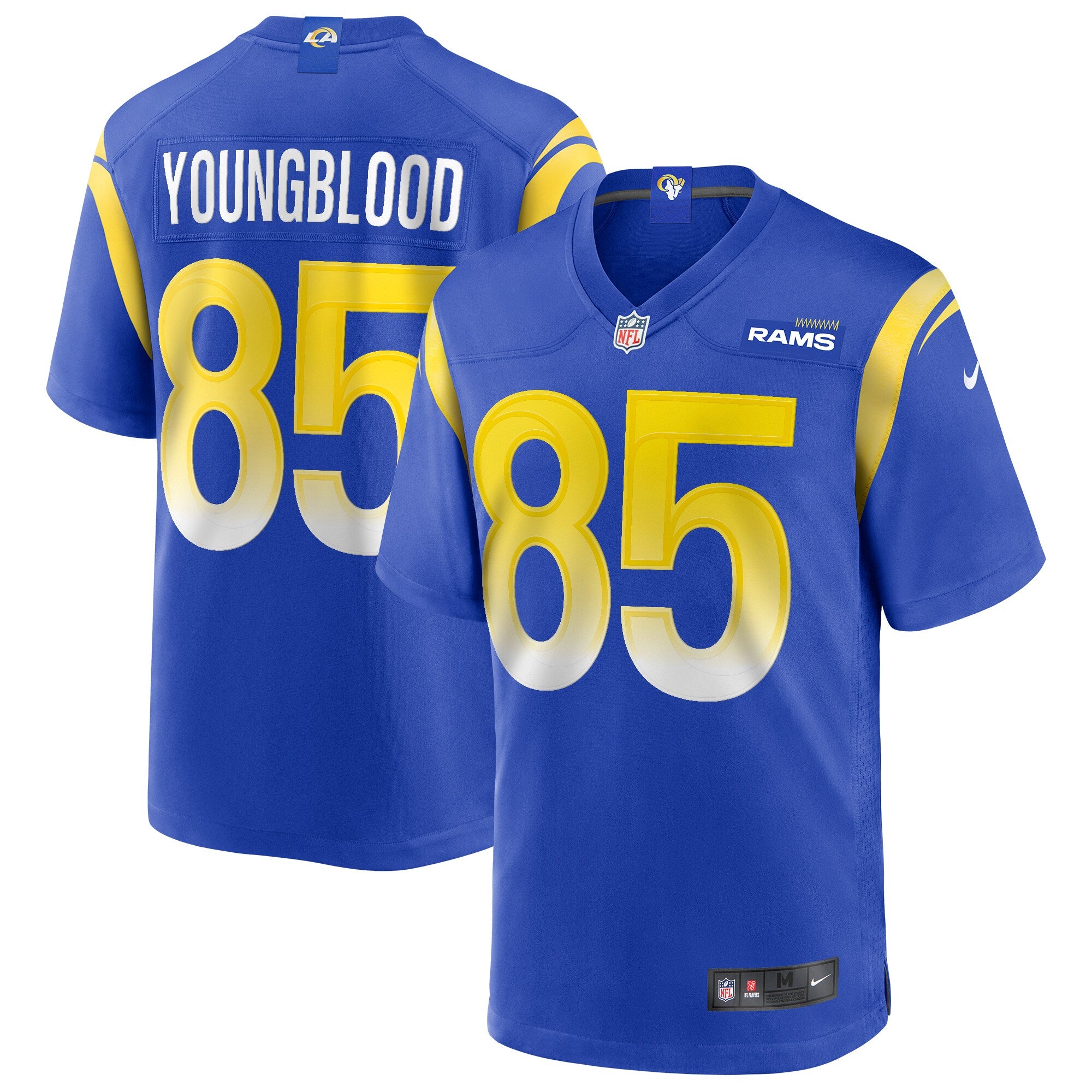 Jack Youngblood Los Angeles Rams Nike Game Retired Player Jersey   Royal