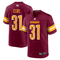 Kamren Curl Washington Commanders Nike Player Game Jersey   Burgundy