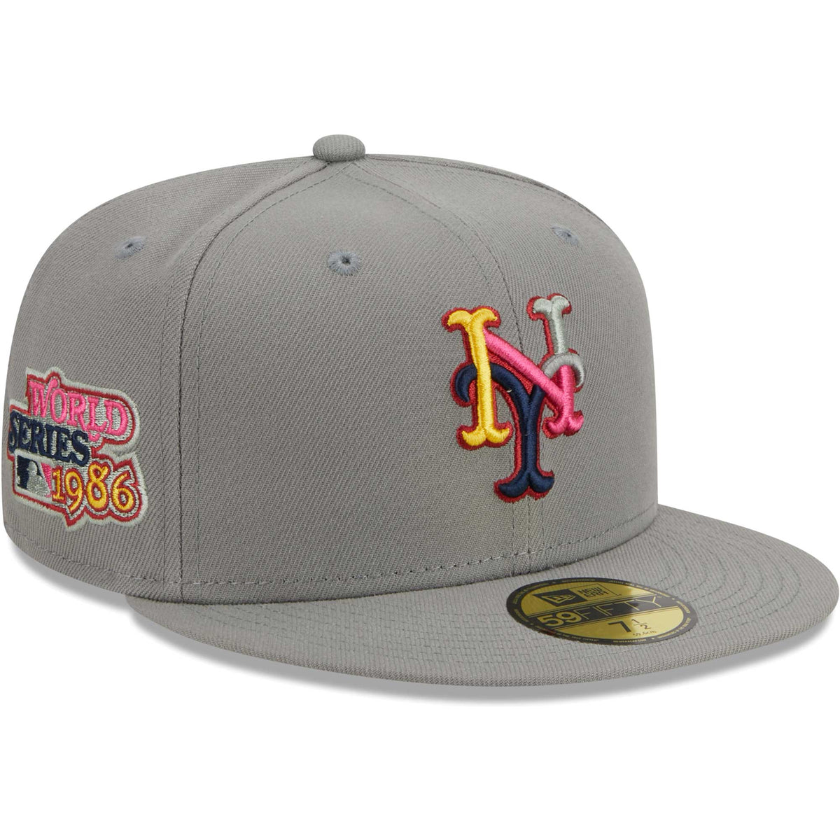 New York Mets New Era Color Pack 59FIFTY Fitted Hat - Gray