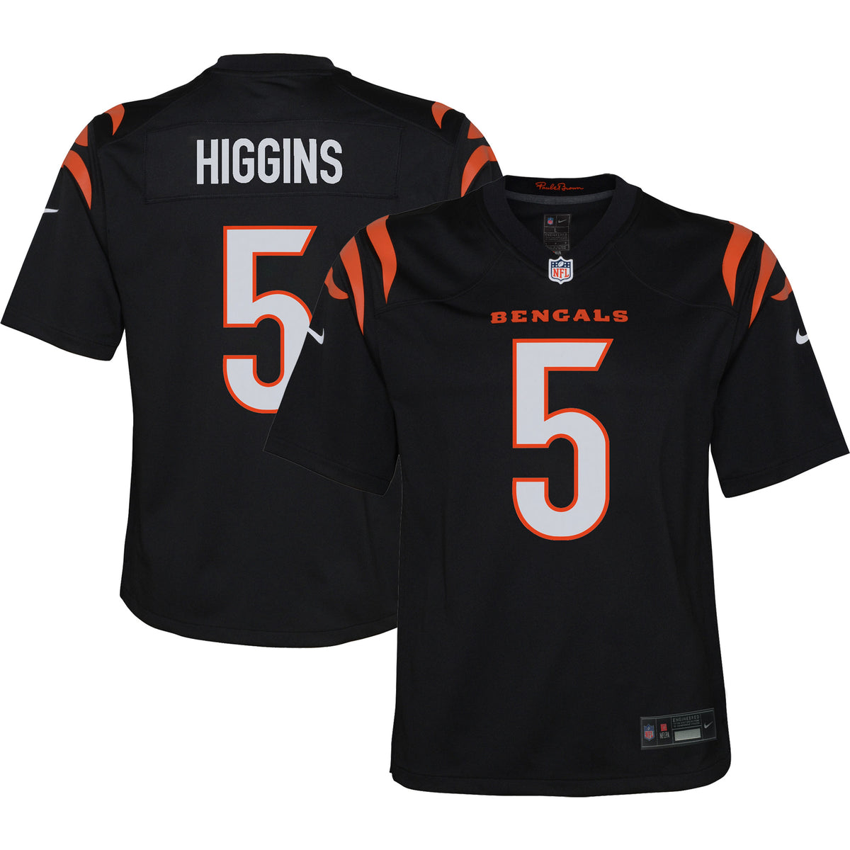 Tee Higgins Cincinnati Bengals Nike Youth Game Jersey   Black