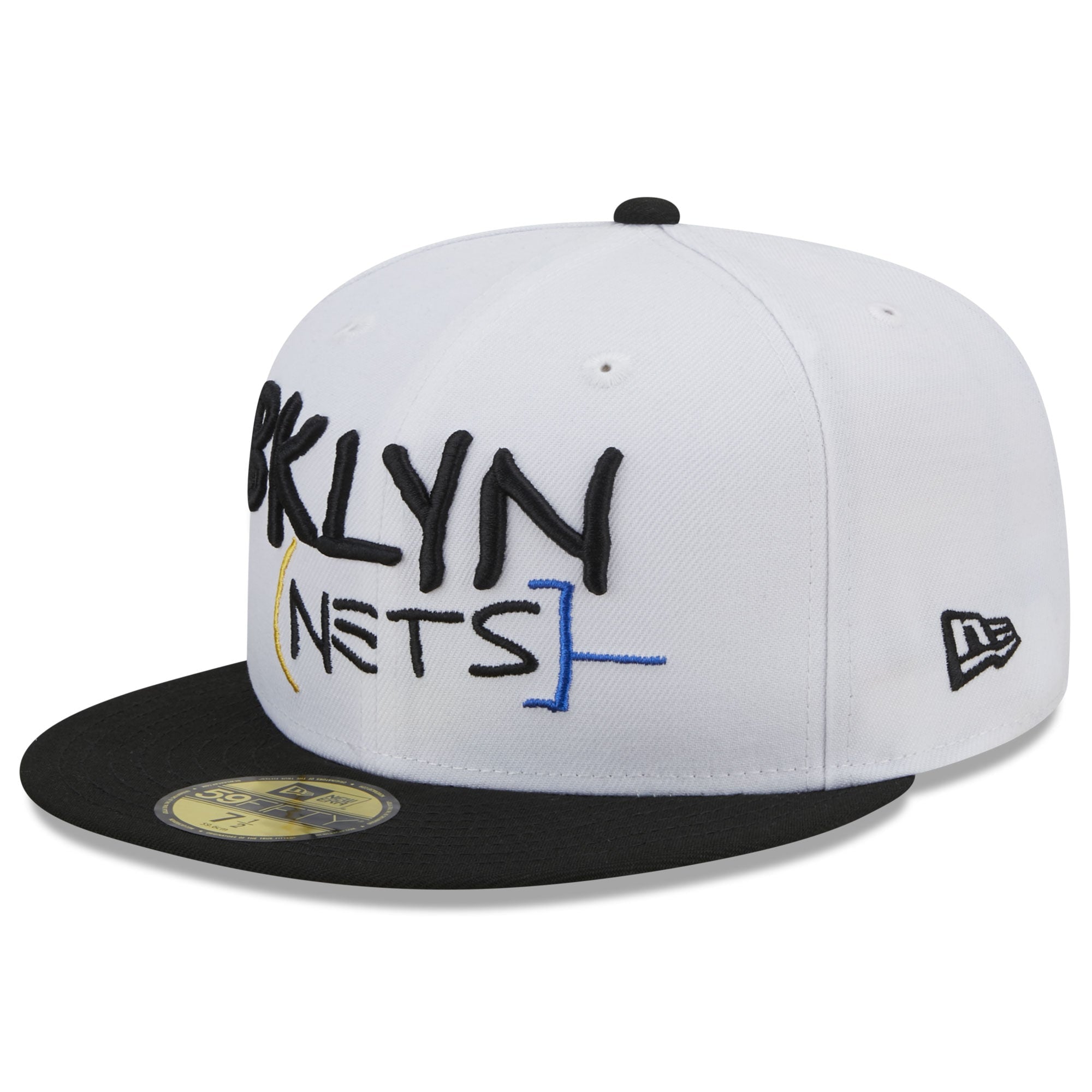 Brooklyn Nets New Era 2022/23 City Edition Official 59FIFTY Fitted Hat - White
