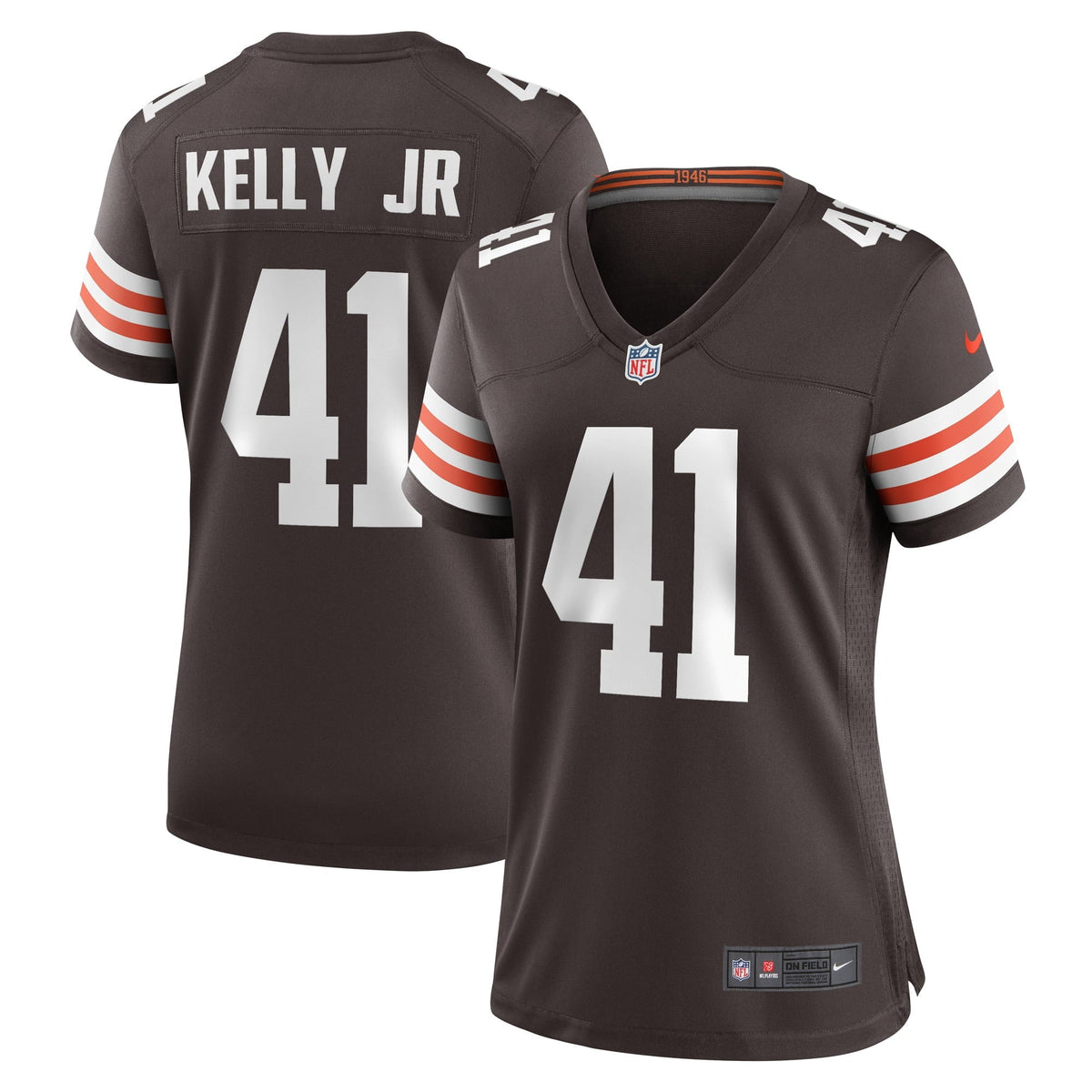Women s Nike John Kelly Jr. Brown Cleveland Browns Game Player Jersey