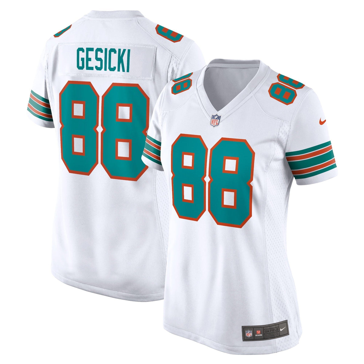 Women s Nike Mike Gesicki White Miami Dolphins Alternate Game Jersey