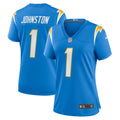 Women s Los Angeles Chargers Quentin Johnston Game Jersey   Powder Blue