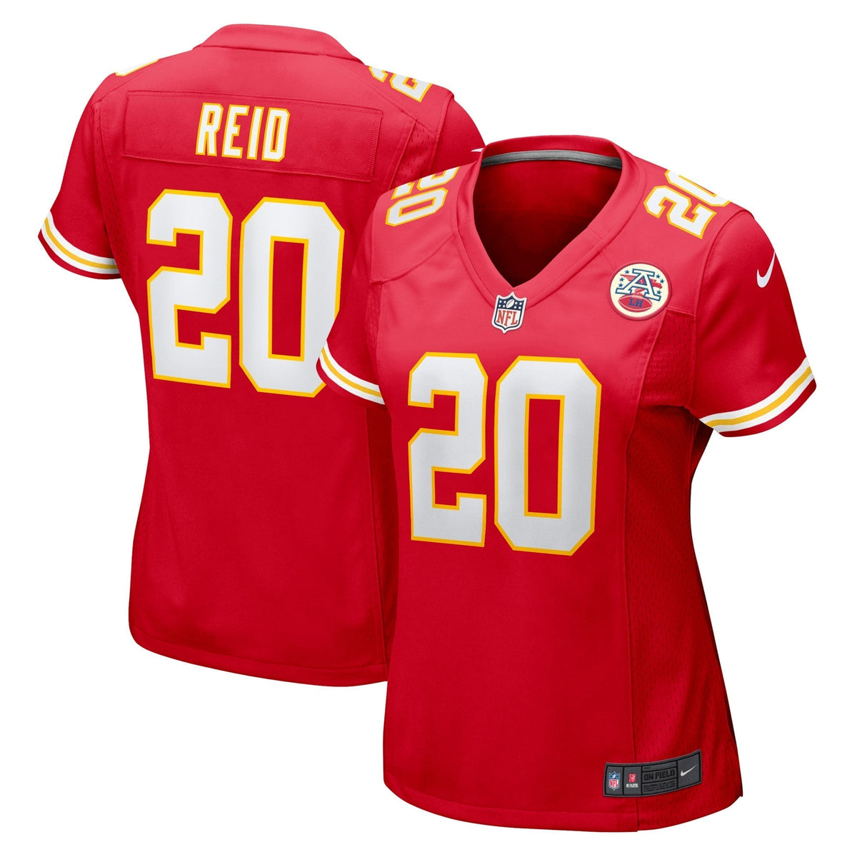 Women s Nike Justin Reid Red Kansas City Chiefs Game Jersey