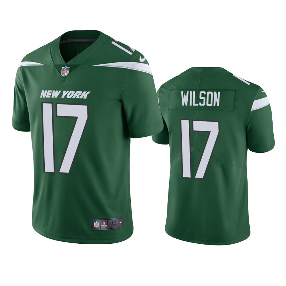 Youth New York Jets Garrett Wilson Vapor Jersey   Green