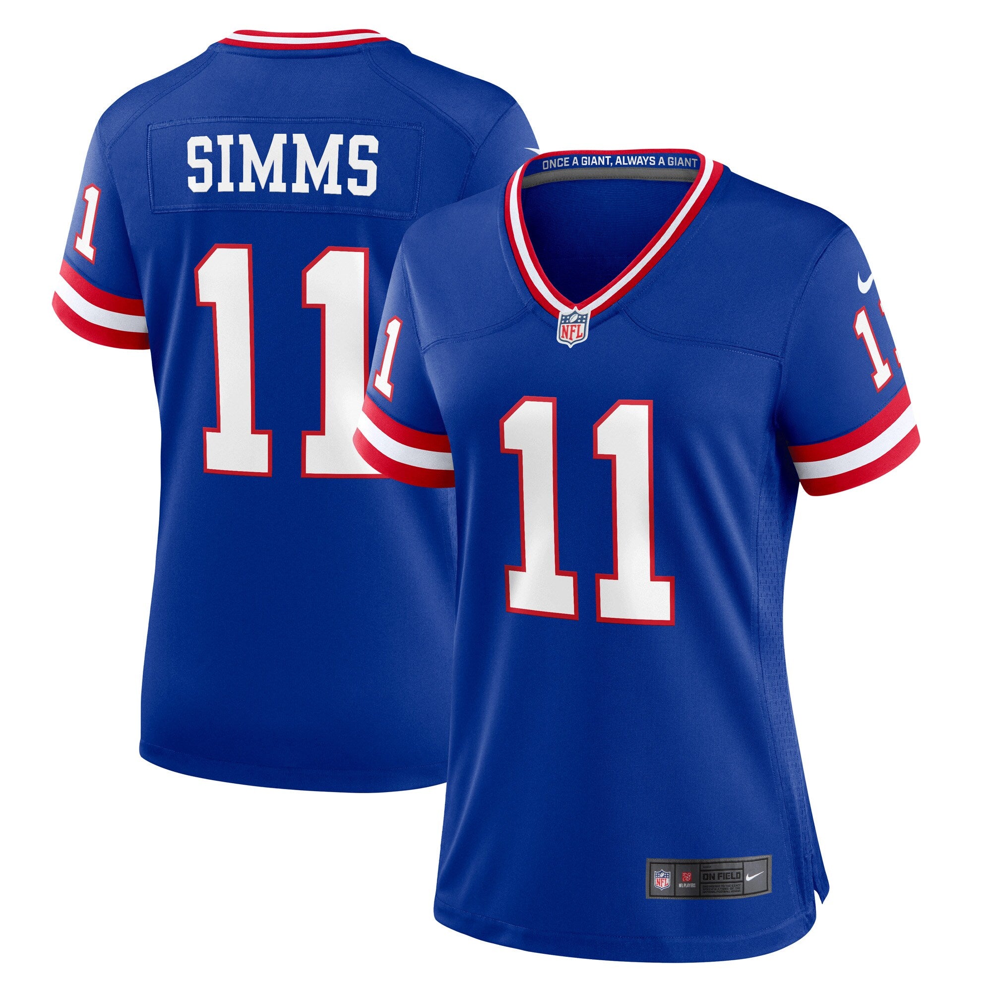 Phil Simms New York Giants Nike Women s Classic Retired Player Game Jersey Royal