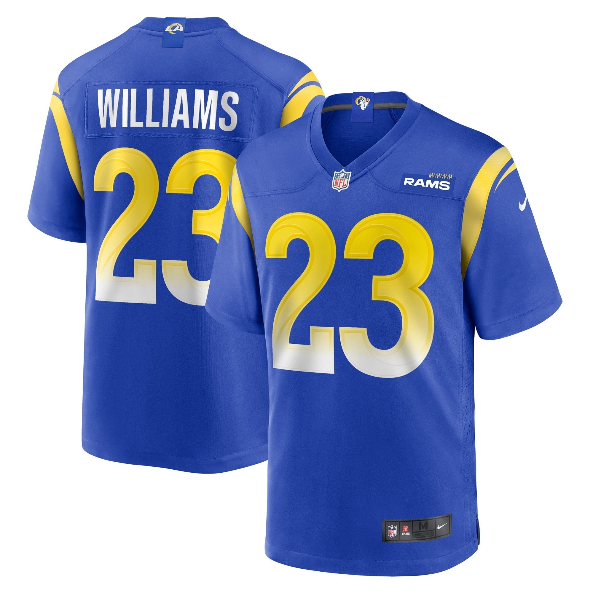 Men s Nike Kyren Williams Royal Los Angeles Rams Game Player Jersey