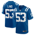 Isaiah Land Indianapolis Colts Nike Team Game Jersey    Royal