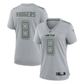 Women s Nike Aaron Rodgers Heather Gray New York Jets Atmosphere Fashion Game Jersey