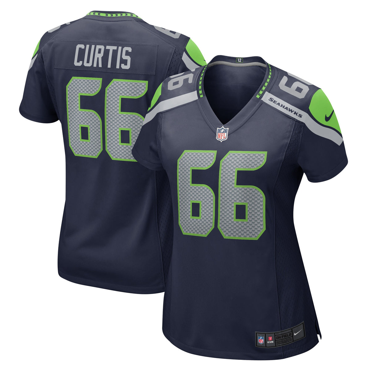 McClendon Curtis Seattle Seahawks Nike Women s Team Game Jersey College Navy