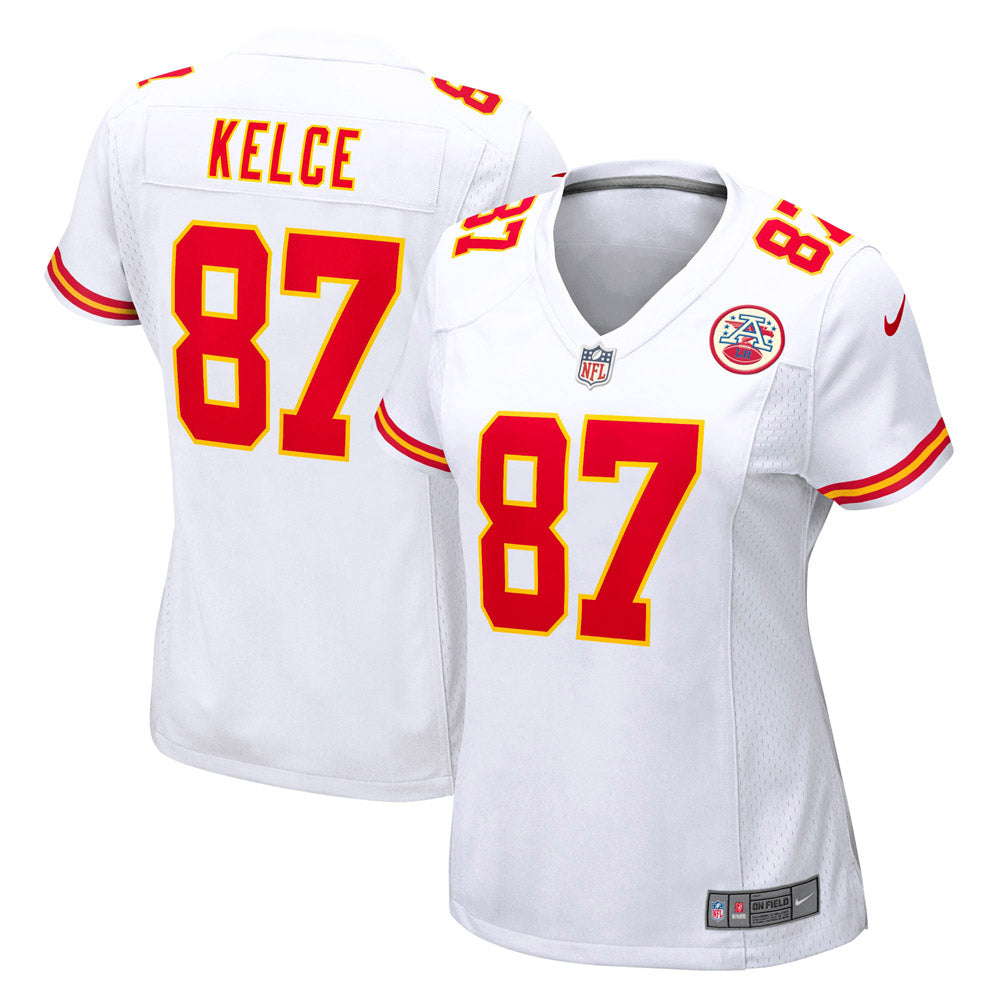 Women s Kansas City Chiefs Travis Kelce Game Jersey White