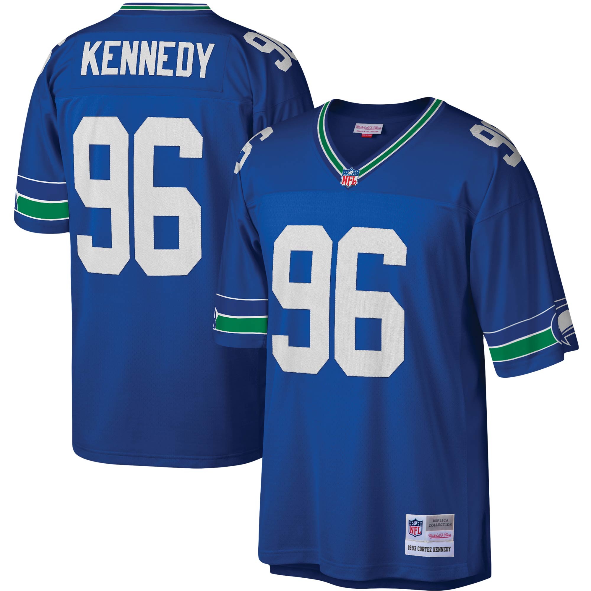 Cortez Kennedy Seattle Seahawks Mitchell Ness Legacy Replica Jersey Royal