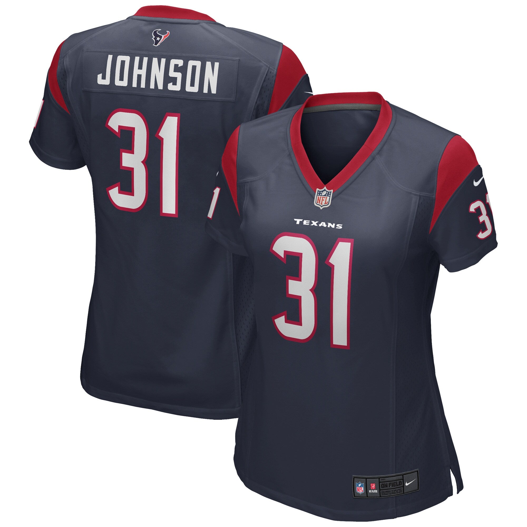 David Johnson Houston Texans Nike Women s Game Player Jersey   Navy