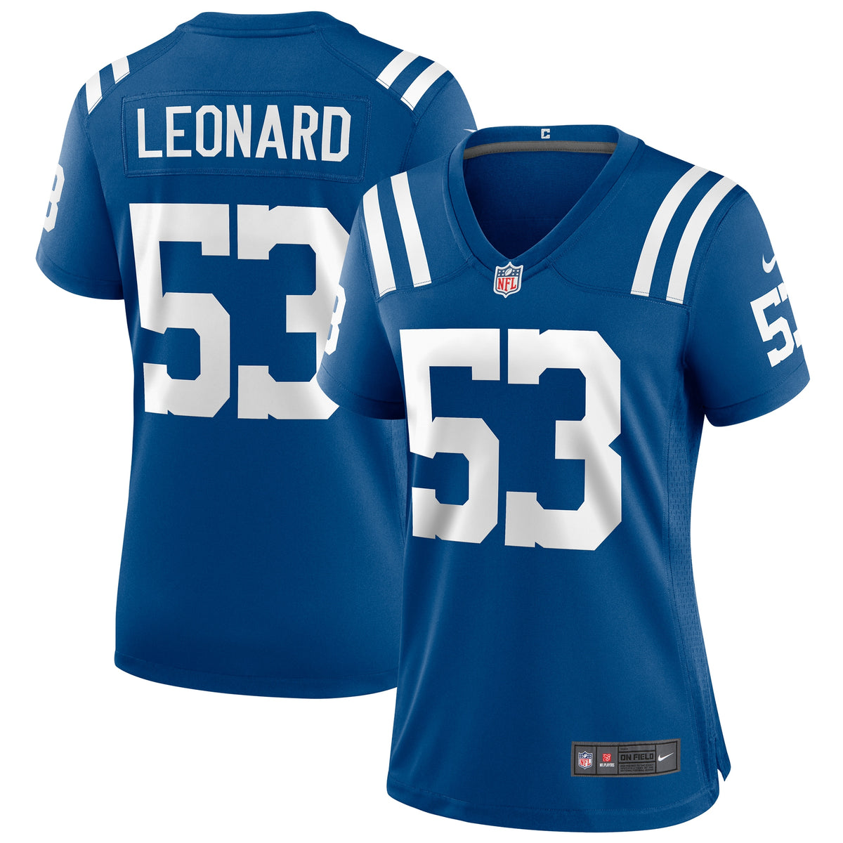 Shaquille Leonard Indianapolis Colts Nike Women s Player Game Jersey   Royal